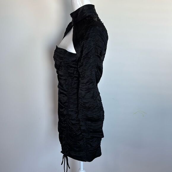 Zara ruched mini dress Women’s Size Medium new with tags - Picture 5 of 12